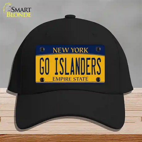 Go Islanders Novelty License Plate Hat Tag Cotton / Black