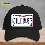 Go Blue Jackets Novelty License Plate Hat Tag Cotton / Black