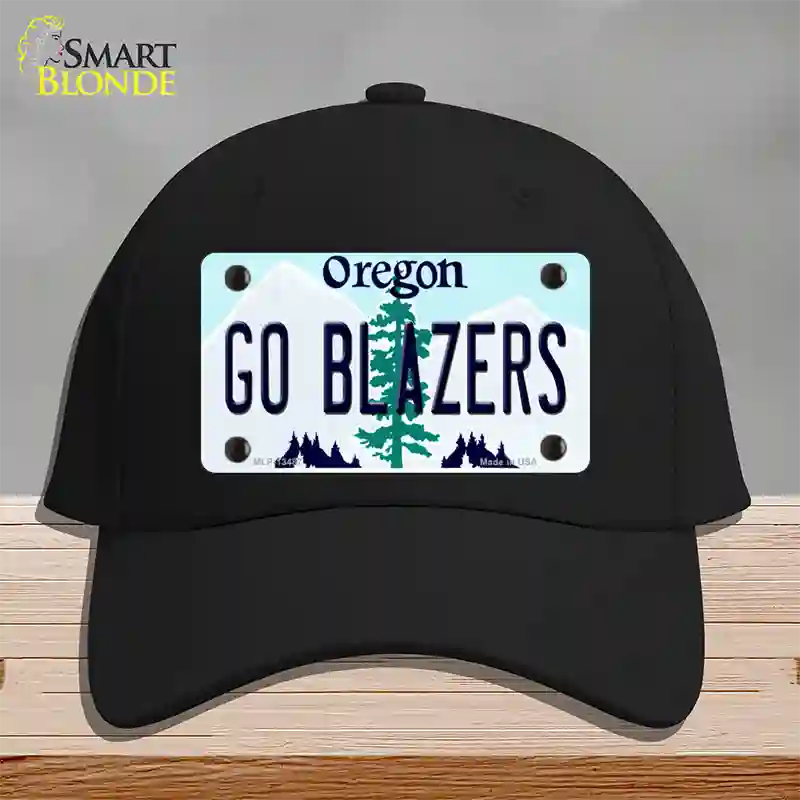 Go Blazers Novelty License Plate Hat Tag Cotton / Black