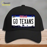 Go Texans Novelty License Plate Hat Tag Cotton / Black