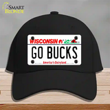 Go Bucks Novelty License Plate Hat Tag Cotton / Black