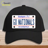 Go Nationals Novelty License Plate Hat Tag Cotton / Black