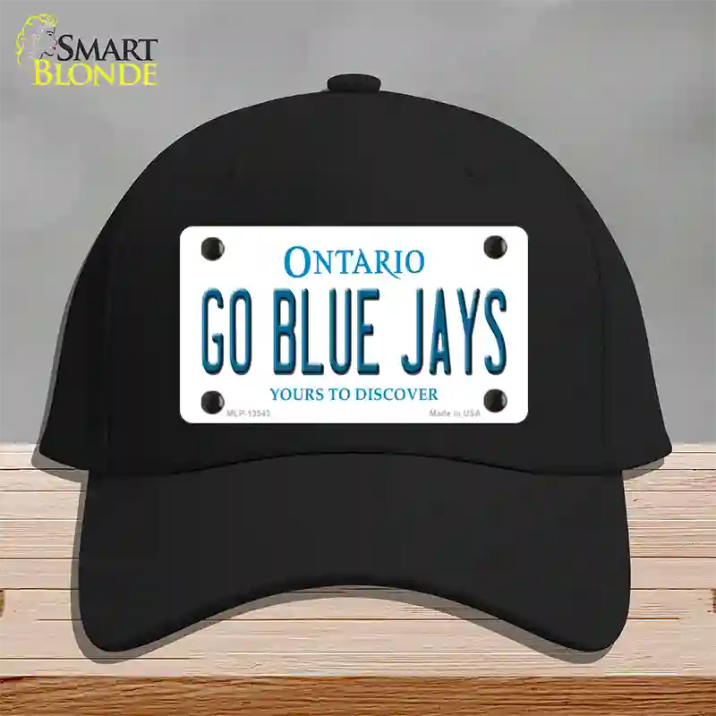 Go Blue Jays Novelty License Plate Hat Tag Cotton / Black