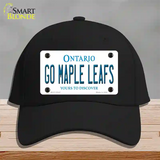 Go Maple Leafs Novelty License Plate Hat Tag Cotton / Black