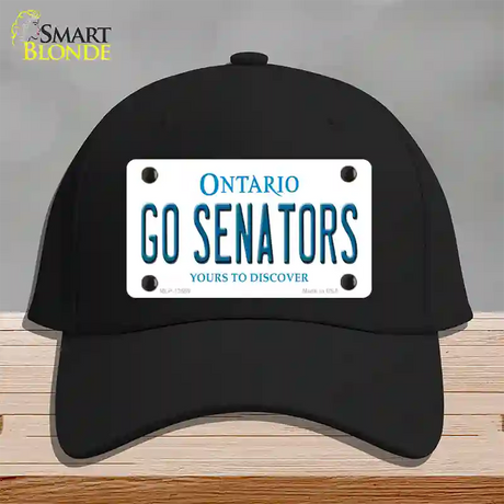 Go Senators Novelty License Plate Hat Tag Cotton / Black