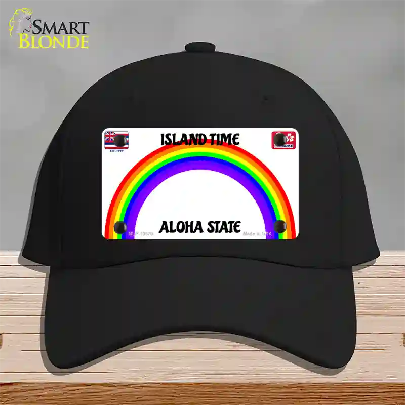 Hawaii Blank Novelty License Plate Hat Tag Cotton / Black