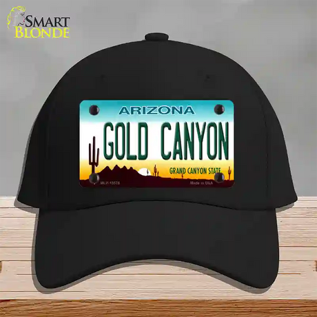 Gold Canyon Arizona Novelty License Plate Hat Tag Cotton / Black