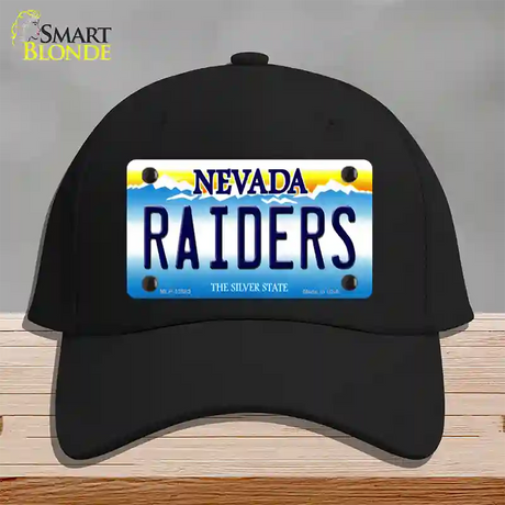 Raiders Nevada Novelty License Plate Hat Tag Cotton / Black