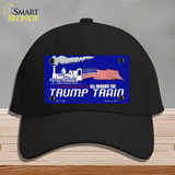 Trump Train Novelty License Plate Hat Tag Cotton / Black