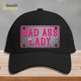 Bad Ass Lady Novelty License Plate Hat Tag Cotton / Black