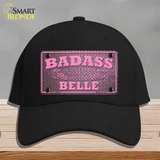 Badass Southern Belle Novelty License Plate Hat Tag Cotton / Black