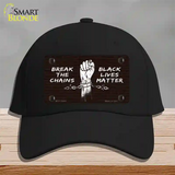 Break The Chains BLM Novelty License Plate Hat Tag Cotton / Black