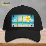 HI Bamboo Novelty License Plate Hat Tag Cotton / Black