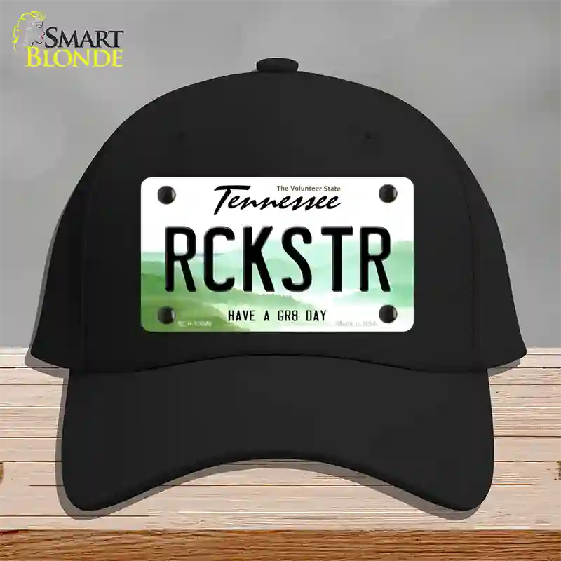 Rockstar Novelty License Plate Hat Tag Cotton / Black