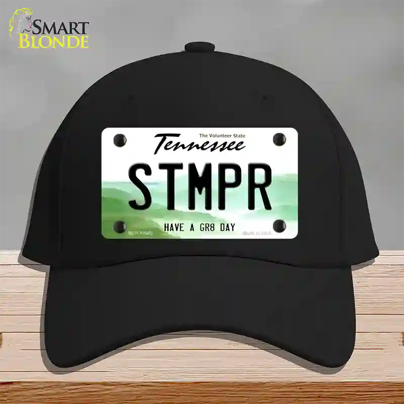 Stomper Novelty License Plate Hat Tag Cotton / Black