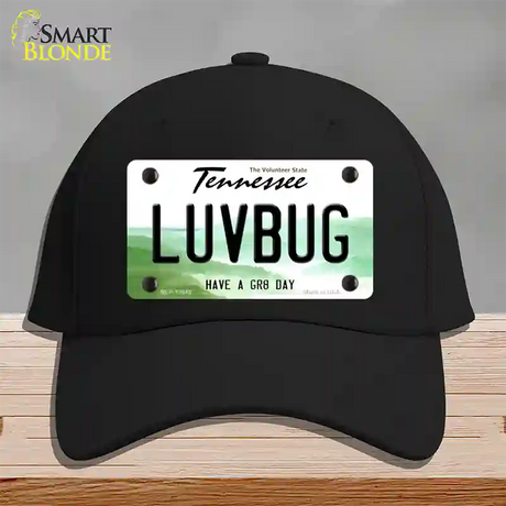 Love Bug Novelty License Plate Hat Tag Cotton / Black