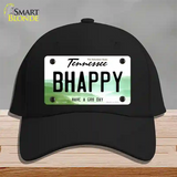 Be Happy Novelty License Plate Hat Tag Cotton / Black