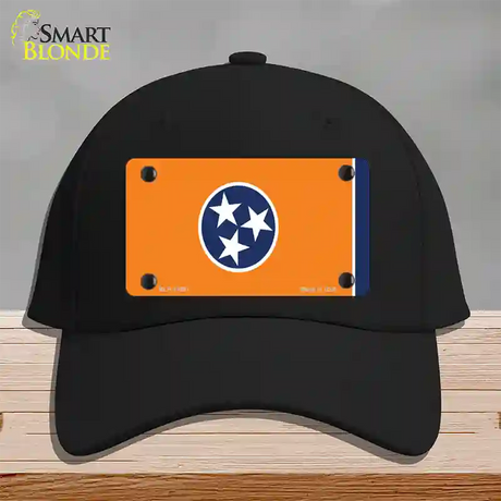 Tennessee Flag Orange Novelty License Plate Hat Tag Cotton / Black