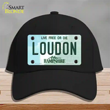 Loudon New Hampshire Novelty License Plate Hat Tag Cotton / Black