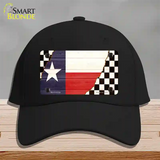 Texas Racing Flag Novelty License Plate Hat Tag Cotton / Black