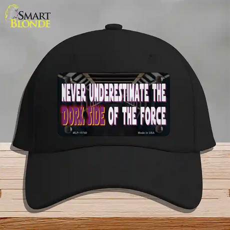 The Dork Side Novelty License Plate Hat Tag Cotton / Black