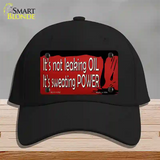 Its Not Leaking Oil Novelty License Plate Hat Tag Cotton / Black