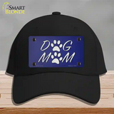 Dog Mom Novelty License Plate Hat Tag Cotton / Black