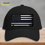 Sheriff Blue Flag Novelty License Plate Hat Tag Cotton / Black