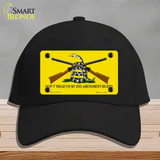 Dont Tread On My 2nd Amendment Novelty License Plate Hat Cotton / Black