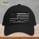 Dont Tread On Me American Flag Novelty License Plate Hat Cotton / Black