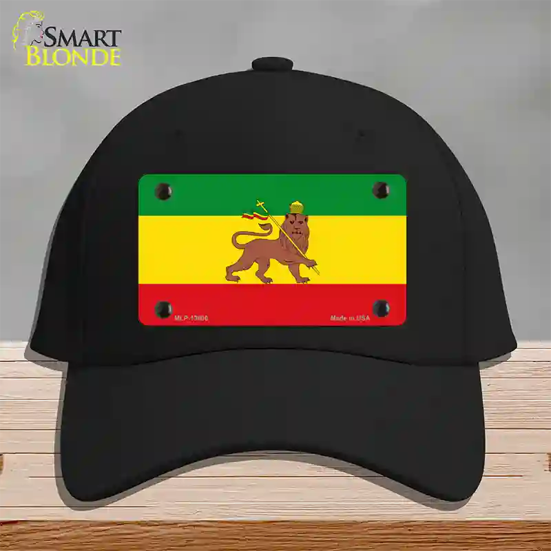 Ethiopia Flag Novelty License Plate Hat Tag Cotton / Black