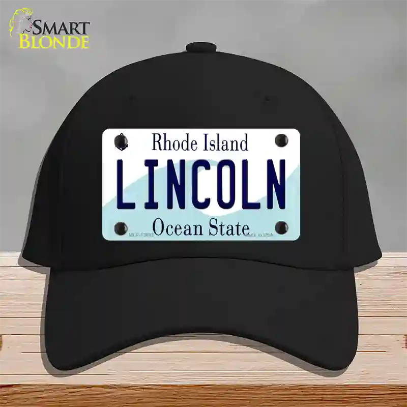 Lincoln Rhode Island Novelty License Plate Hat Novelty License Plate Hat Cotton / Black