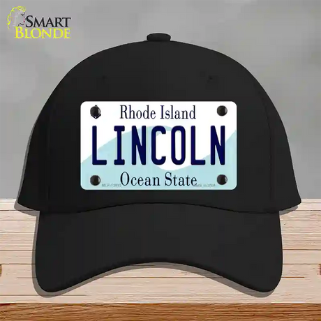 Lincoln Rhode Island Novelty License Plate Hat Novelty License Plate Hat Cotton / Black