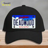 Deadwood South Dakota Novelty License Plate Hat Tag Cotton / Black