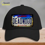 Deadwood South Dakota Rusty Novelty License Plate Hat Tag Cotton / Black