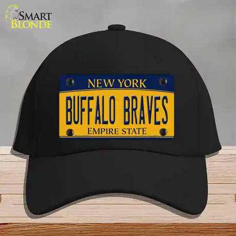 Buffalo Braves New York Novelty License Plate Hat Tag Cotton / Black