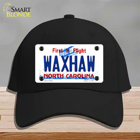 Waxhaw North Carolina Novelty License Plate Hat Tag Cotton / Black