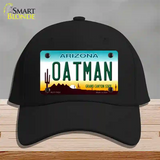 Oatman Arizona Novelty License Plate Hat Tag Cotton / Black