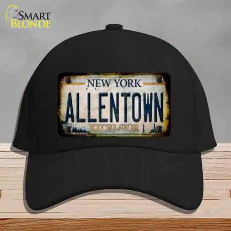 Allentown Excelsior New York Rusty Novelty License Plate Hat Tag Cotton / Black