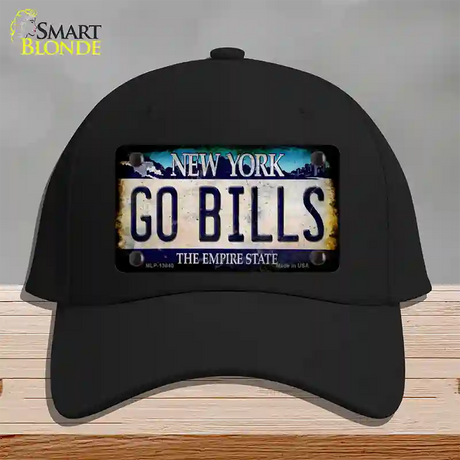 Go Bills New York Rusty Novelty License Plate Hat Tag Cotton / Black