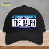 The Ralph NY Blue Novelty License Plate Hat Tag Cotton / Black