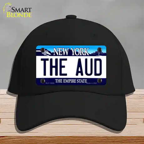 The Aud NY Blue Novelty License Plate Hat Tag Cotton / Black