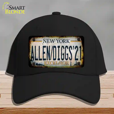 Allen Diggs 21 NY Excelsior Rusty Novelty License Plate Hat Tag Cotton / Black