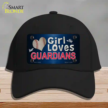 This Girl Loves Guardians Novelty License Plate Hat Tag Cotton / Black