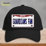 Guardians Fan Ohio Overlay Novelty License Plate Hat Tag Cotton / Black