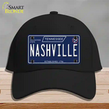 Nashville Tennessee Blue Novelty License Plate Hat Tag Cotton / Black