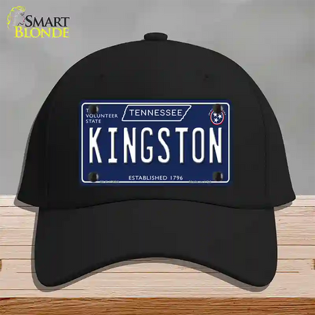 Kingston Tennessee Blue Novelty License Plate Hat Tag Cotton / Black