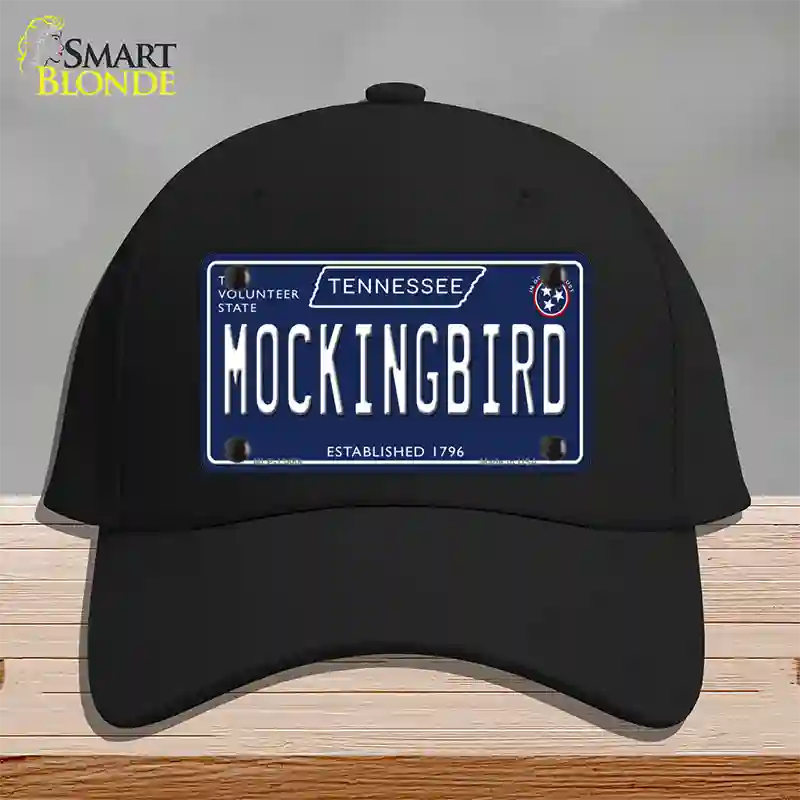 Mockingbird Tennessee Blue Novelty License Plate Hat Tag Cotton / Black