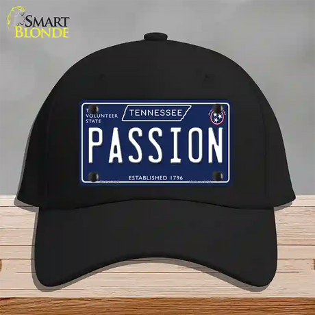 Passion Tennessee Blue Novelty License Plate Hat Tag Cotton / Black