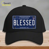 Blessed Tennessee Blue Novelty License Plate Hat Tag Cotton / Black